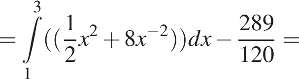 = при­над­ле­жит t\limits_1 в кубе левая круг­лая скоб­ка левая круг­лая скоб­ка дробь: чис­ли­тель: 1, зна­ме­на­тель: 2 конец дроби x в квад­ра­те плюс 8x в сте­пе­ни левая круг­лая скоб­ка минус 2 пра­вая круг­лая скоб­ка пра­вая круг­лая скоб­ка пра­вая круг­лая скоб­ка dx минус дробь: чис­ли­тель: 289, зна­ме­на­тель: 120 конец дроби = 